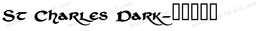 St Charles Dark字体转换